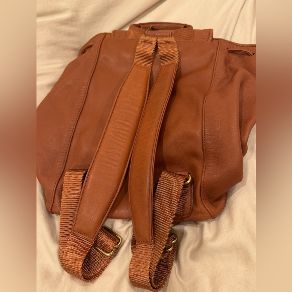 Authentic Coach Soho Leather Backpack Cognac Brow… - image 9